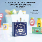 Drewniany koszyk z zakupami i skanerem dla dzieci zabawa w sklep Le Toy Van - Zabawki z Lasu 