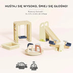 Drewniany plac zabaw, domki dla lalek, zabawa lalkami, dzieci Le Toy Van - Zabawki z Lasu 