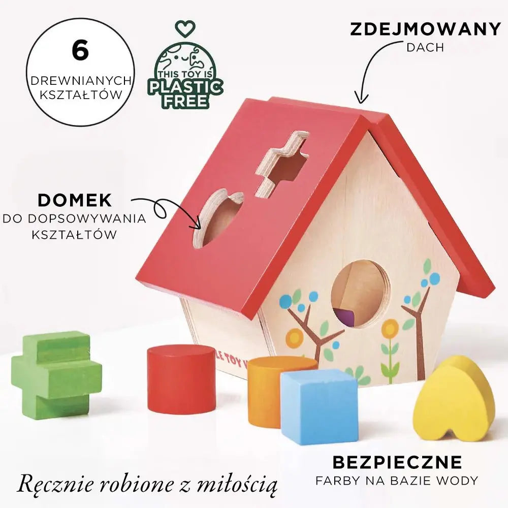 Drewniany sorter kształtów My little bird, zabawka edukacyjna, Le Toy Van - Zabawki z Lasu 