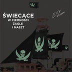 Drewniany statek piracki Barbarossa, zabawka dla dzieci, Le Toy Van - Zabawki z Lasu 