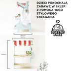 Drewniany stragan, zabawa w sklep supermarket zabawka dla dzieci Le Toy Van - Zabawki z Lasu 