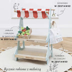 Drewniany stragan, zabawa w sklep supermarket zabawka dla dzieci Le Toy Van - Zabawki z Lasu 