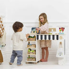 Drewniany supermarket, zabawa w sklep stragan zabawka dla dzieci Le Toy Van - Zabawki z Lasu 