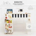 Drewniany supermarket, zabawa w sklep stragan zabawka dla dzieci Le Toy Van - Zabawki z Lasu 