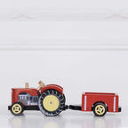 Drewniany traktor Bertiego, zabawka dla dzieci, samochodzik, Le Toy Van - Zabawki z Lasu 