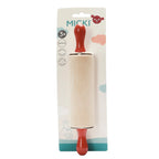 Drewniany wałek do ciasta, akcesoria kuchenne dla dzieci, zabawka, Micki - Zabawki z Lasu 