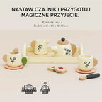 Drewniany zestaw do herbaty akcesoria kuchenne zabawka gotowanie Le Toy Van - Zabawki z Lasu 