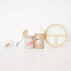 Drewniany zestaw do karmienia lalek, zabawa lalkami, dla dzieci, Le Toy Van - Zabawki z Lasu 