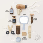 Drewniany zestaw fryzjera, zabawka dla dzieci, odgrywanie ról, Le Toy Van - Zabawki z Lasu 