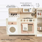 Duża drewniana kuchnia dla dzieci, zabawkowa kuchenka, gotowanie Le Toy Van - Zabawki z Lasu 