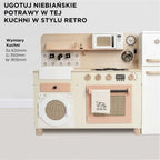 Duża drewniana kuchnia dla dzieci, zabawkowa kuchenka, gotowanie Le Toy Van - Zabawki z Lasu 