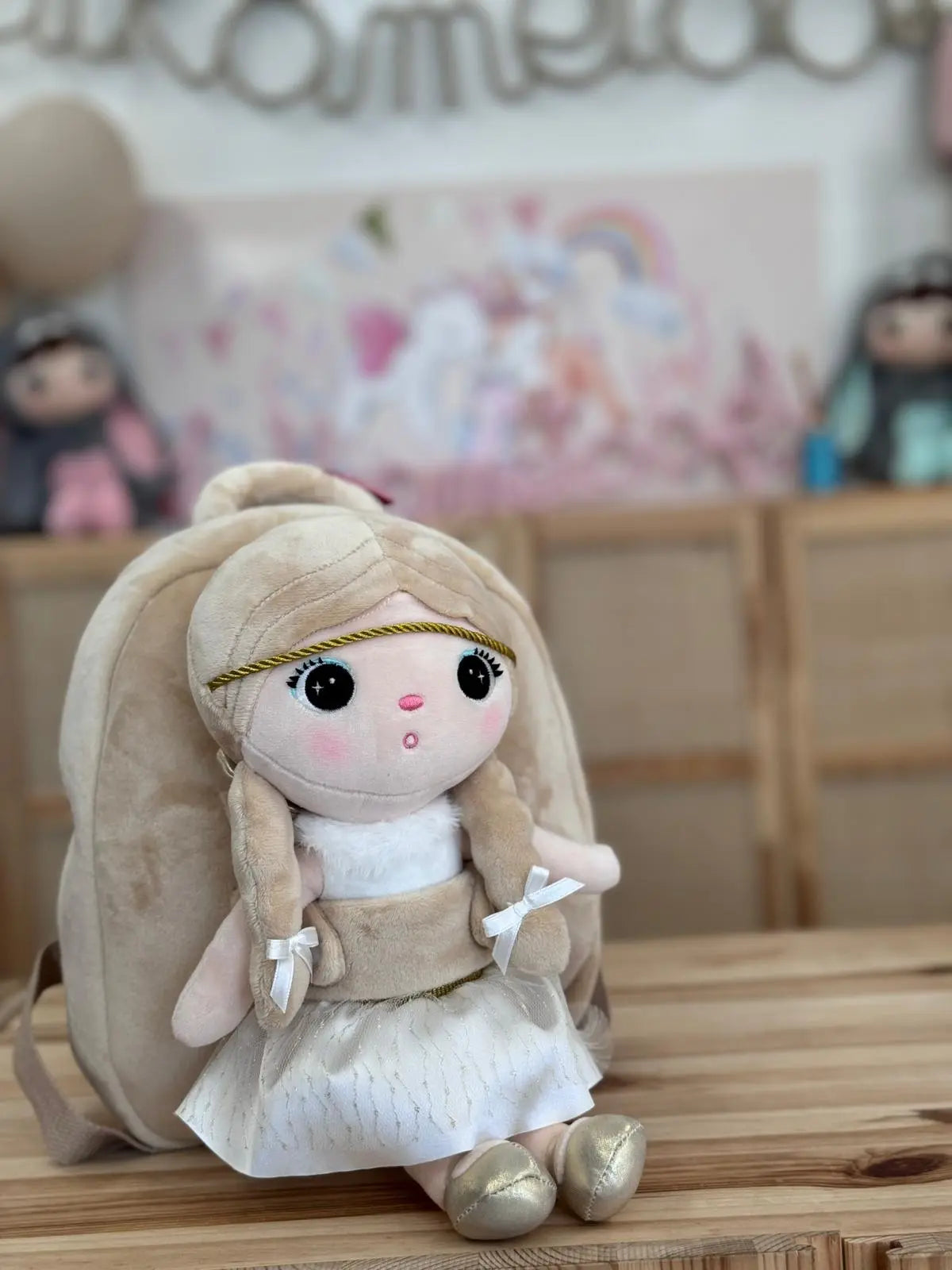 Plecak Metoo z wyjmowanym pluszakiem - Aniołek Metoo