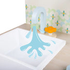 CLASSIC WORLD Drewniana Kuchnia XXL Wielofunkcyjna z Pralką i Akcesoriami