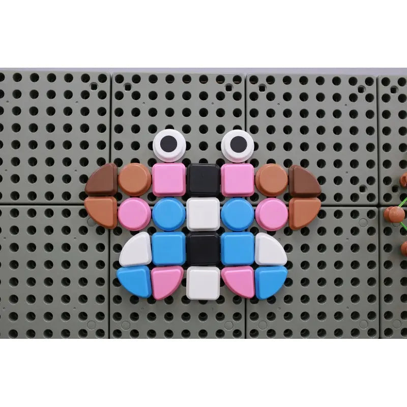 MASTERKIDZ Drewniana Tablica STEM Wolnostojąca XXL w Kształcie Domu + Akcesoria