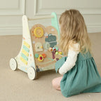 CLASSIC WORLD Drewniany Pchacz Multifunkcyjny 8w1 "Leśny Chodzik"