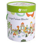 CLASSIC WORLD Zestaw Drewnianych Klocków Leśny Świat 100 el.