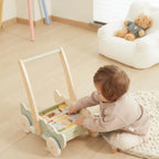 Viga Drewniany Wózek Na Klocki Pchacz