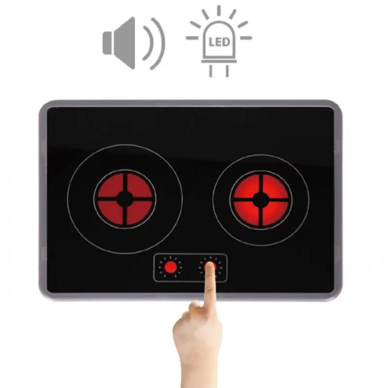 TOOKY TOY Duża Drewniana Multifunkcyjna Kuchnia Nowoczesna Akcesoria