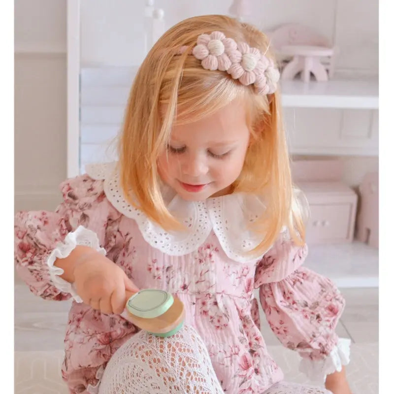 CLASSIC WORLD Drewniany Zestaw Instrumentów Muzycznych Flet Tamburyn Kastaniet Cymbałki