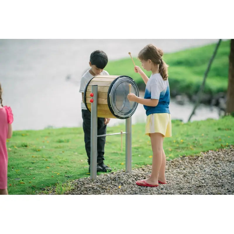 CLASSIC WORLD EDU Zestaw Bębenki XXL 2 szt. Instrument Perkusja Ogrodowa