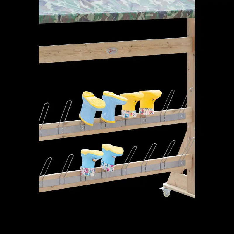 CLASSIC WORLD EDU Drewniany Wieszak Ogrodowy XXL