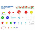 MASTERKIDZ Drewniany Warsztat XXL Montessori STEM z Narzędziami + Akcesoria