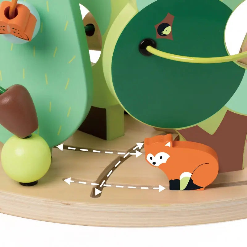 CLASSIC WORLD Edukacyjny Labirynt Przeplatanka Forest Life 18m+ FSC