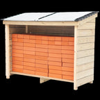 CLASSIC WORLD EDU Drewniany Składzik Ogrodowy Pojemnik