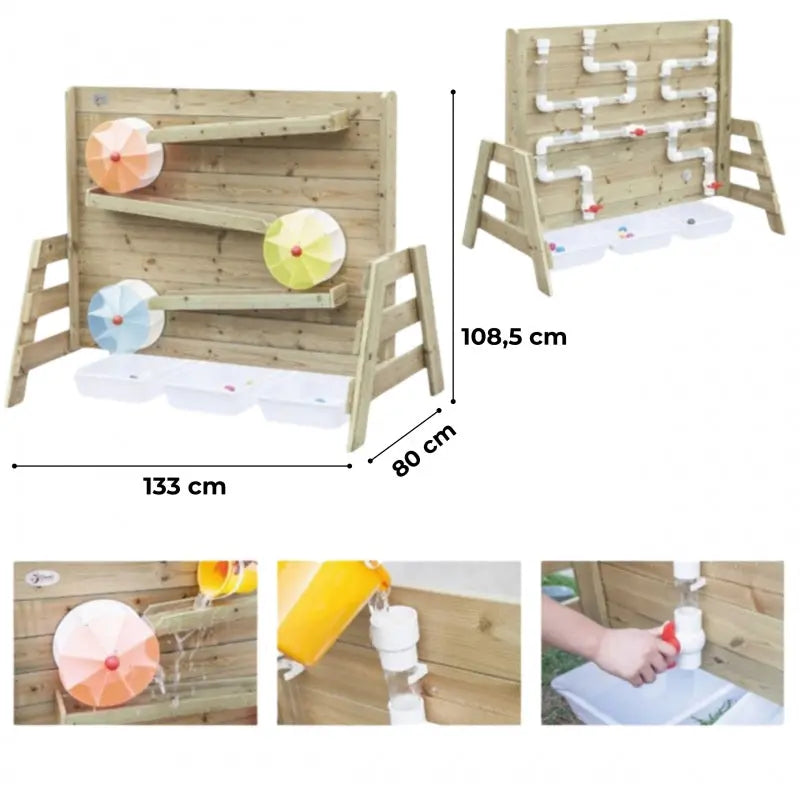 CLASSIC WORLD EDU Drewniana  Ściana Zabawa Wodą