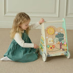 CLASSIC WORLD Drewniany Pchacz Multifunkcyjny 8w1 "Leśny Chodzik"