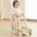 Viga Drewniany Wózek Na Klocki Pchacz