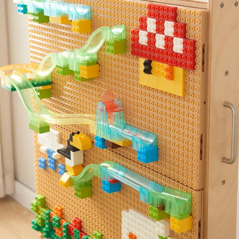 MASTERKIDZ Drewniana Tablica STEM Wolnostojąca + Akcesoria