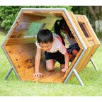 CLASSIC WORLD EDU Drewniany Plac Zabaw Baza XXL Tunel do Czołgania