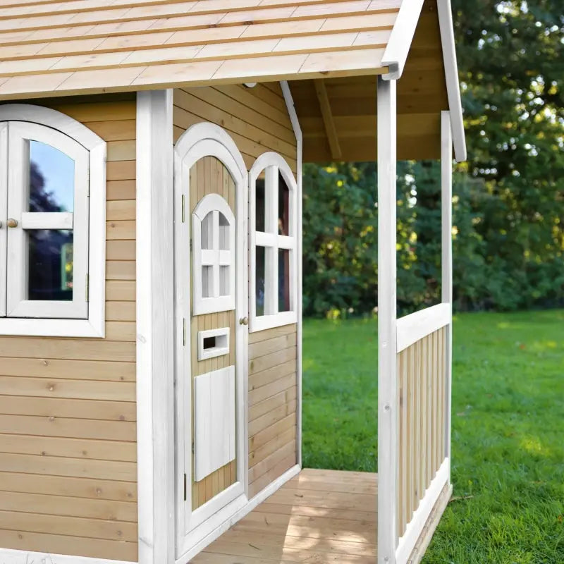 AXI Drewniany Domek z Oknami Alex Playhouse 178 cm