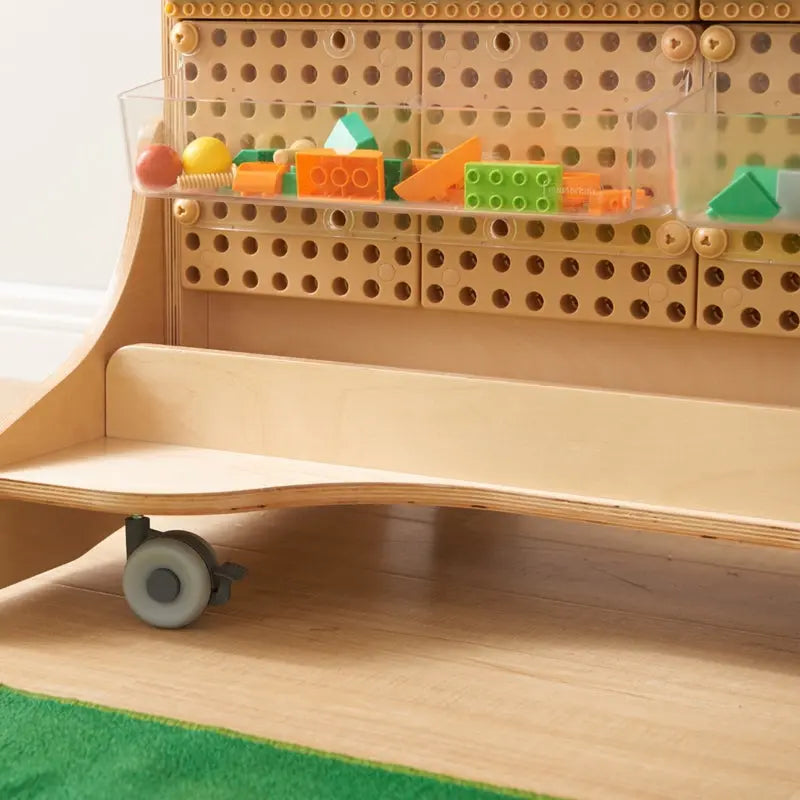 MASTERKIDZ Drewniana Tablica STEM Wolnostojąca + Akcesoria