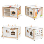 VIGA Centrum Domowe 3w1 z Akcesoriami – Nauka i Zabawa dla Dzieci