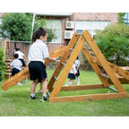 CLASSIC WORLD EDU Drewniany Plac Zabaw XL Zestaw Drabinka Montessori do Wspinaczki