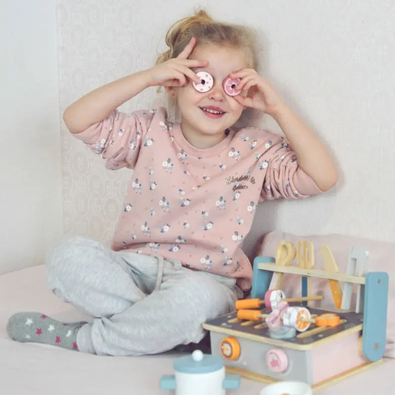 VIGA Drewniana Składana Kuchenka i Grill