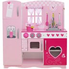 CLASSIC WORLD Duża Drewniana Kuchnia dla Dzieci CLASSIC VINTAGE PINK XXL