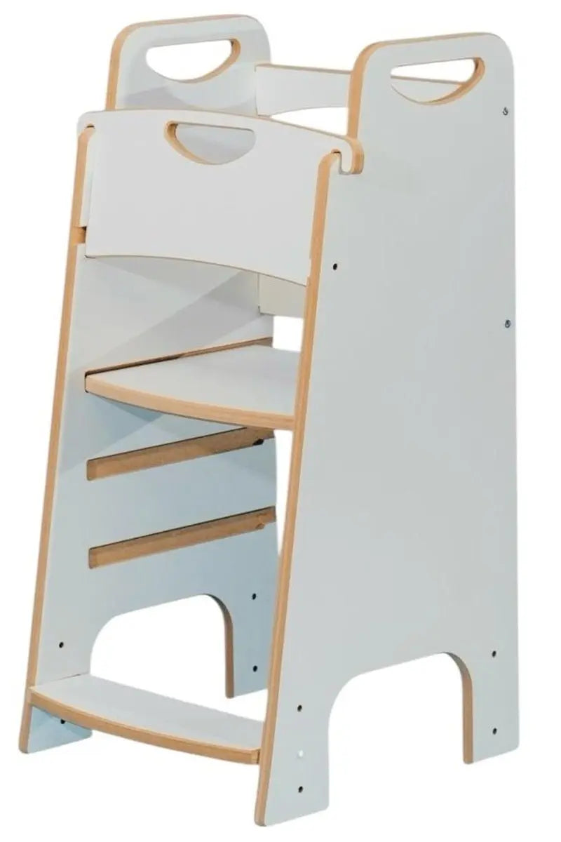 Little Chef Pro 2w1 Kitchen Helper Montessori | Pomocnik Kuchenny dla Dzieci - Zabawki z Lasu 