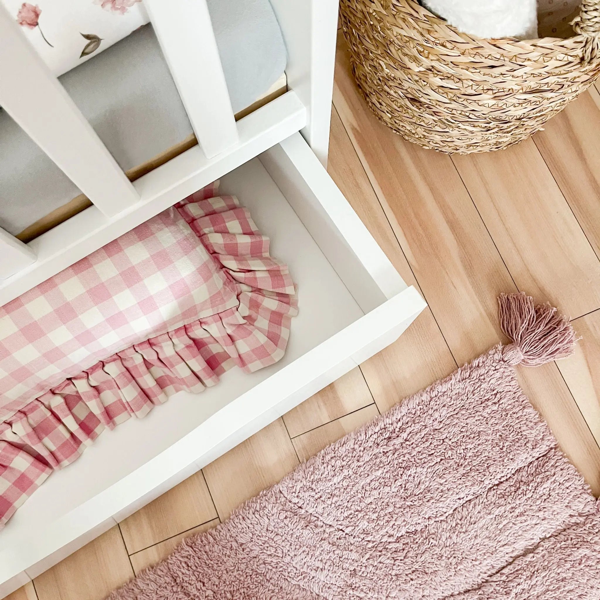 Łóżeczko dziecięce 120×60 Basic z szufladą - Zabawki z Lasu 