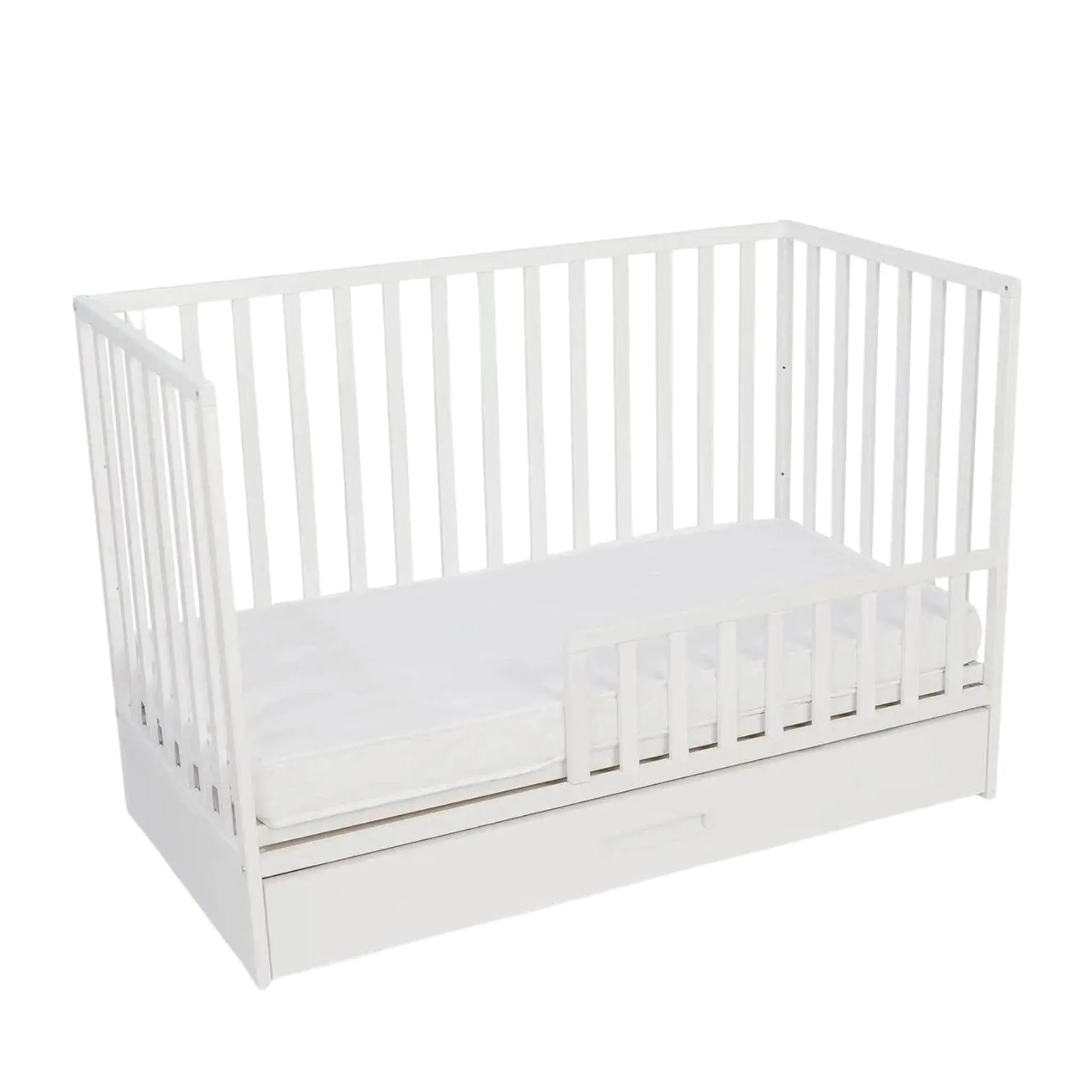 Łóżeczko dziecięce 120×60 z szufladą Lux - Zabawki z Lasu 