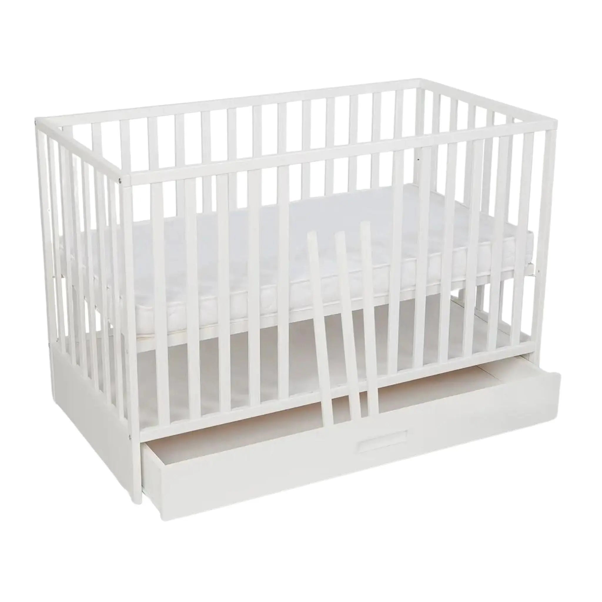 Łóżeczko dziecięce 120×60 z szufladą Lux - Zabawki z Lasu 