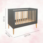 Łóżeczko niemowlęce 120x60 ILA - Zabawki z Lasu 
