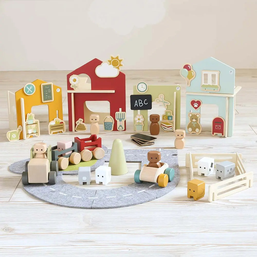 MIASTO I WIEŚ MICKI - Zabawki z Lasu 