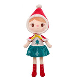 ŚWIĄTECZNA LALKA METOO W ZIELONEJ SPÓDNICZCE- LALKA METOO MIKOŁAJKA Metoo