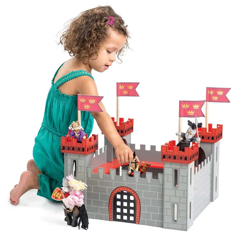 Pierwszy zamek zabawka, domek dla lalek, dzieci, My First Castle Le Toy Van - Zabawki z Lasu 