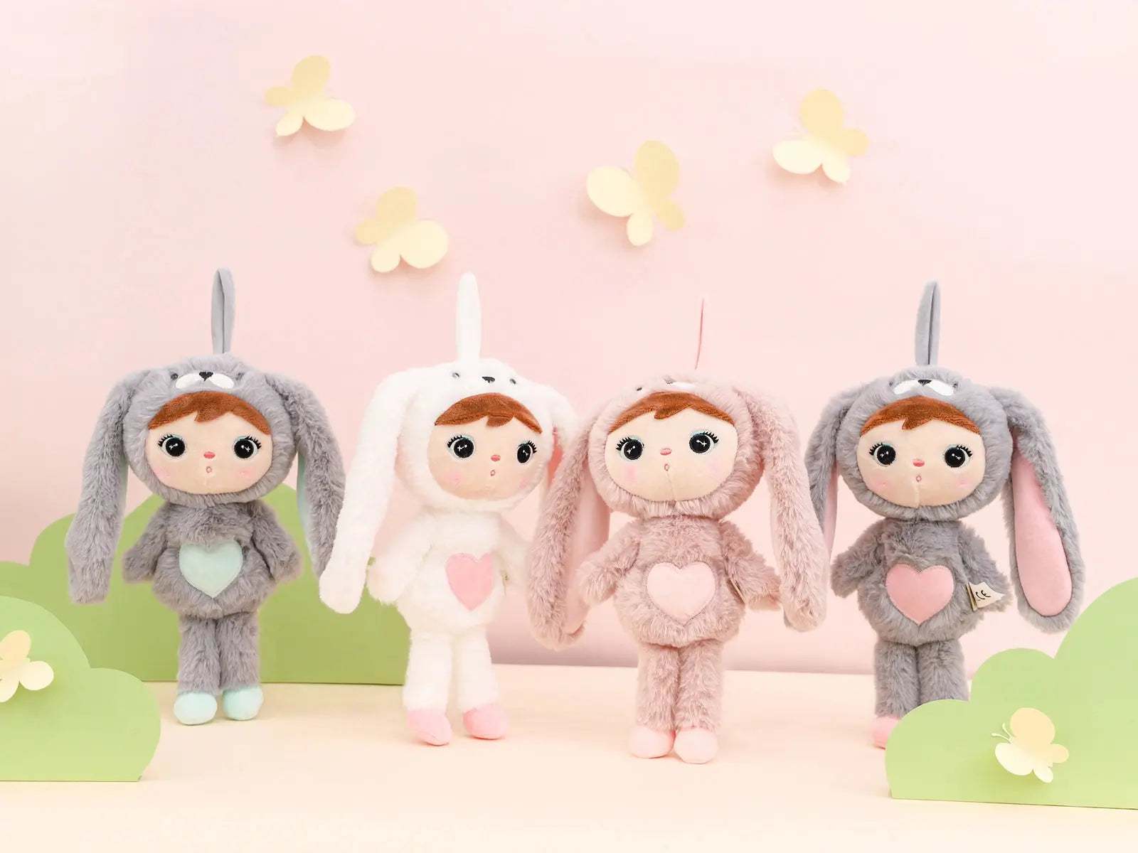 BIAŁY KRÓLIK 30 CM - LALKA METOO Z IMIENIEM DZIECKA metoodoll