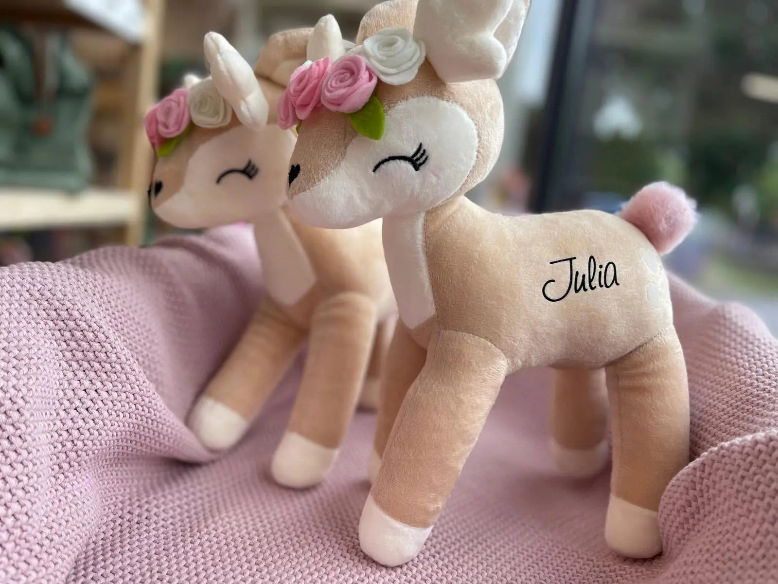 Pluszowa Sarenka z kolorowym wianuszkiem Melootka