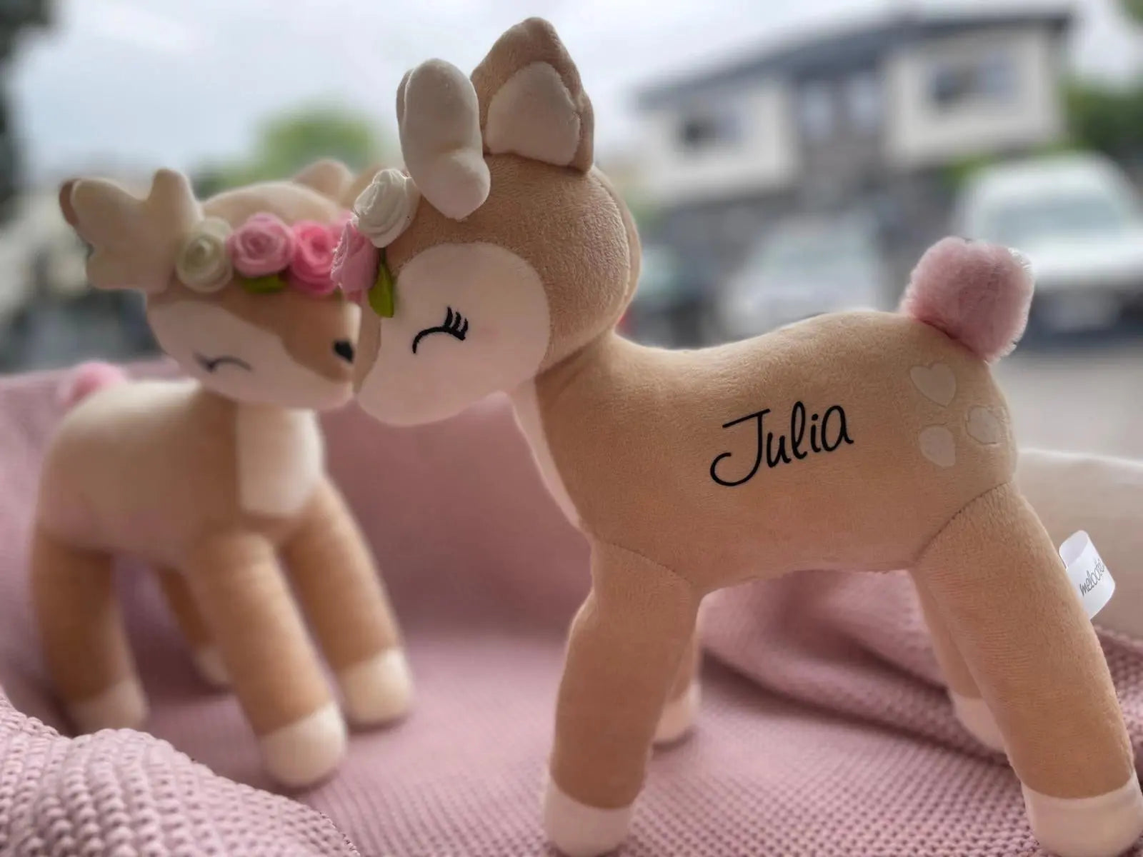 Pluszowa Sarenka z kolorowym wianuszkiem Melootka